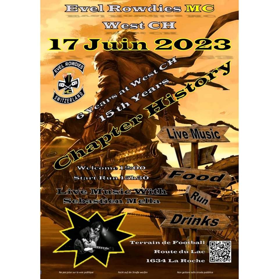 15 ans Evel Rowdies MC West CH